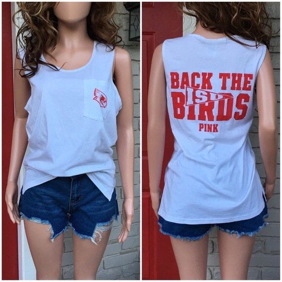 Pink Victoria’s Secret Illinois State University Redbirds Reggie ISU Normal IL - Picture 3 of 10